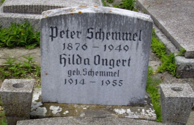 Schemmel Peter 1876-1949 Grabstein